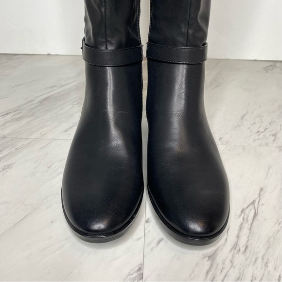 New! Naturalizer Sahara Black Faux Leather Tall Boot 8M - Picture 11 of 15